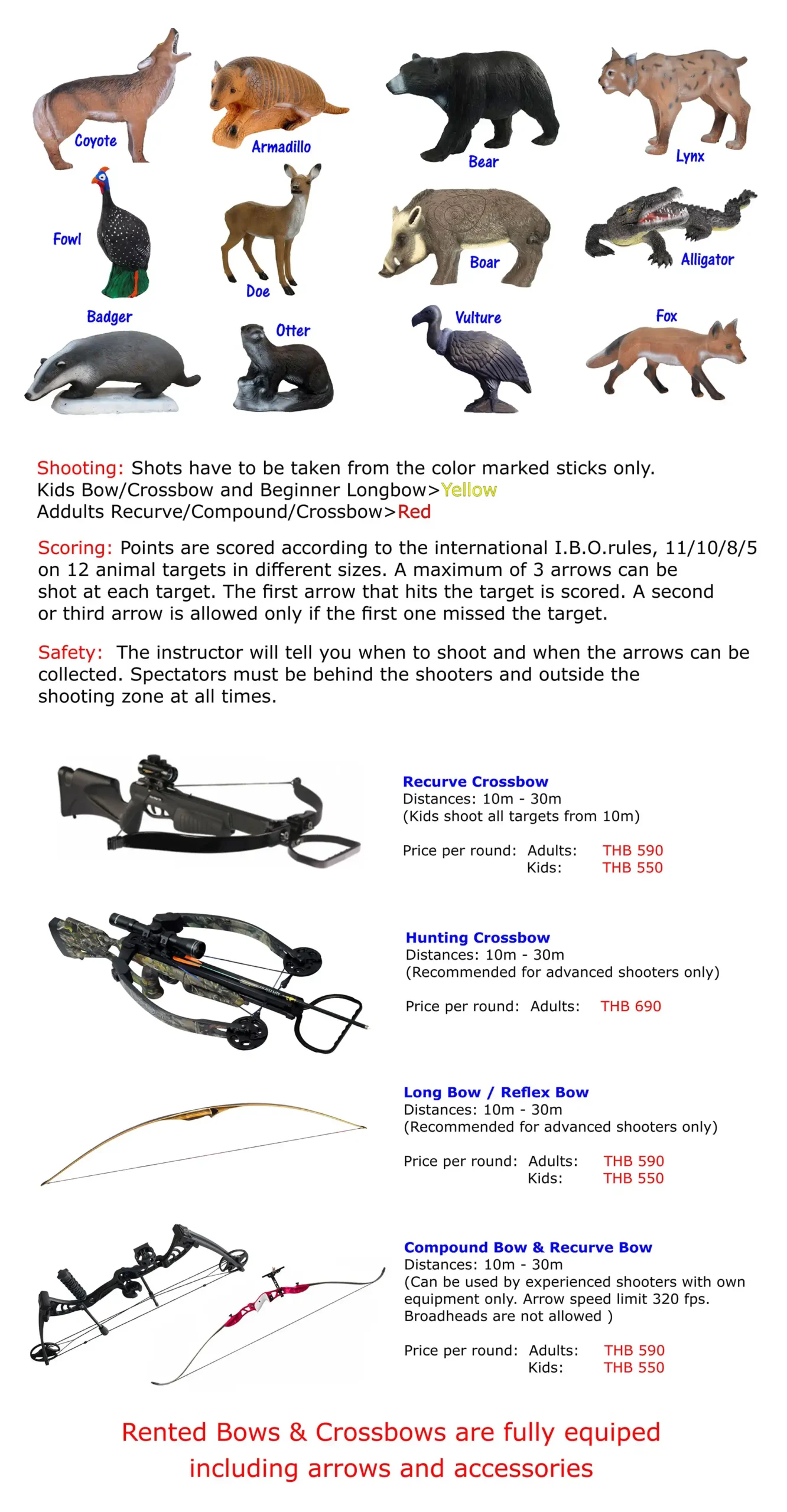 Flying Arrow Animal Course